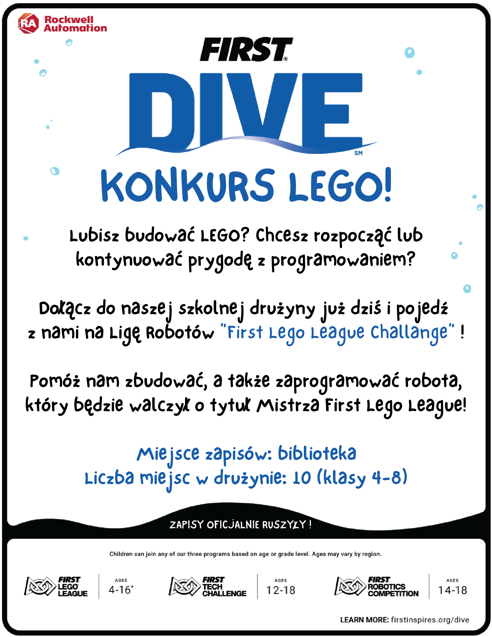 LEGO – FIRST DIVE